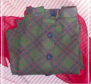 Offer $23🌷Handmade Plaid Skirt Vintage 70s